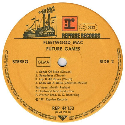 Fleetwood Mac : Future Games (LP, Album, RE)