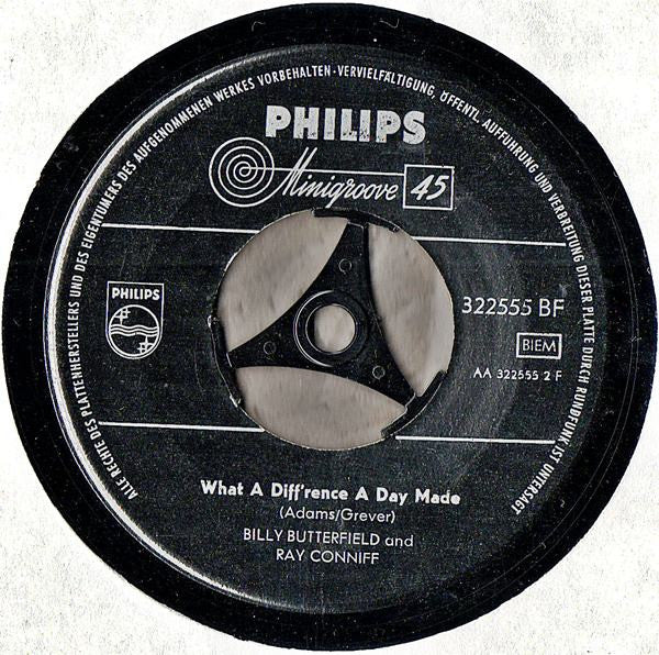 Billy Butterfield And Ray Conniff : Oh, What A Beautiful Mornin' / What A Diff'rence A Day Made (7")