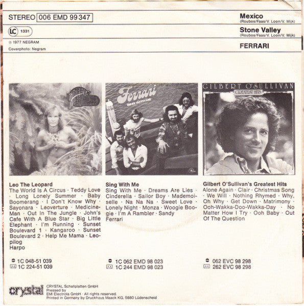 Ferrari (3) : Mexico (7", Single)