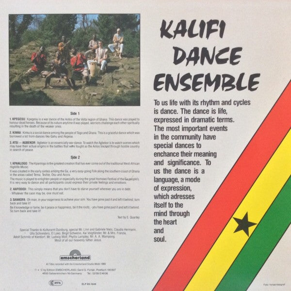 Kalifi : Sankofa (LP, Album)