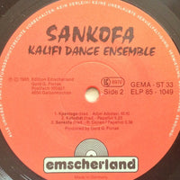 Kalifi Dance Ensemble* : Sankofa (LP, Album)
