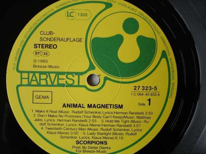 Scorpions : Animal Magnetism (LP, Album, Club, S/Edition)