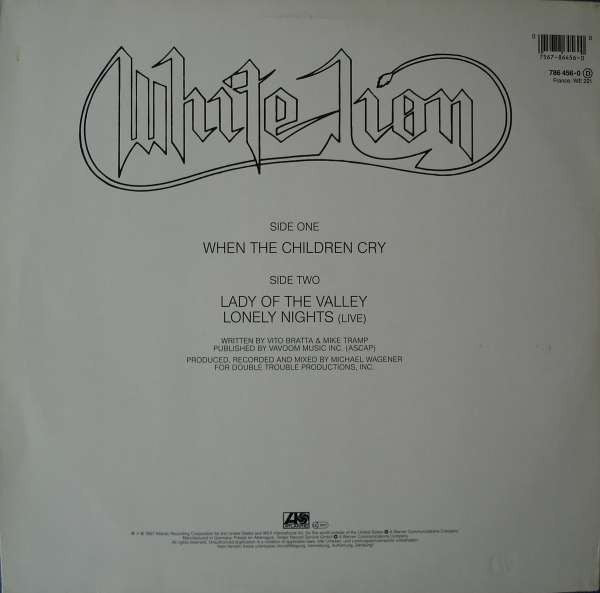 White Lion : When The Children Cry (12", Single)