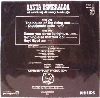 Santa Esmeralda : The House Of The Rising Sun (LP, Album)