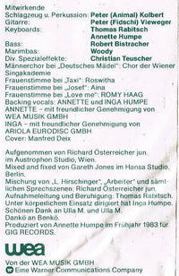 Tauchen-Prokopetz : DÖF (LP, Album)