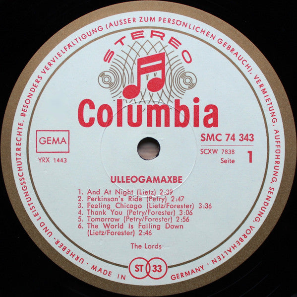 The Lords : Ulleogamaxbe (LP, Album)