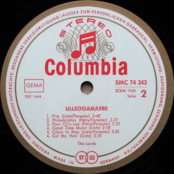The Lords : Ulleogamaxbe (LP, Album)