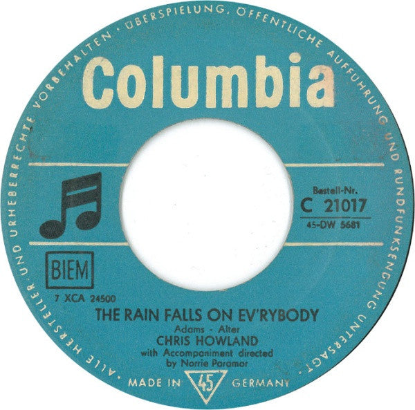 Chris Howland : Susie Darlin'  (7", Single)