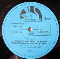 Selma Lagerlöf : Die Wunderbare Reise Des Kleinen Nils Holgersson Mit Den Wildgänsen (Erster Teil) (LP)