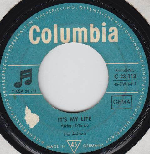 The Animals : It's My Life (7", Single)