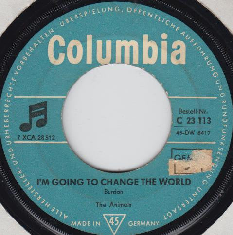 The Animals : It's My Life (7", Single)
