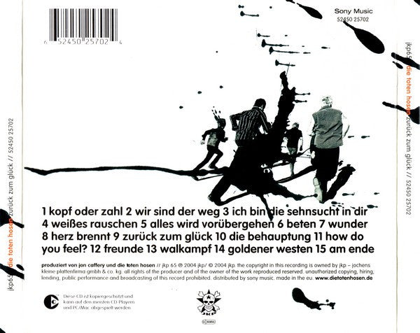 Die Toten Hosen : Zurück Zum Glück (CD, Album, Copy Prot.)