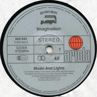 Imagination : Music And Lights (12", Single)