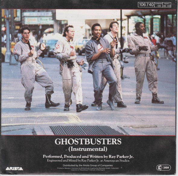 Ray Parker Jr. : Ghostbusters (7", Single)