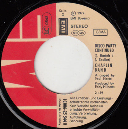 The Chaplin Band : Let's Have A Party (7", Single)