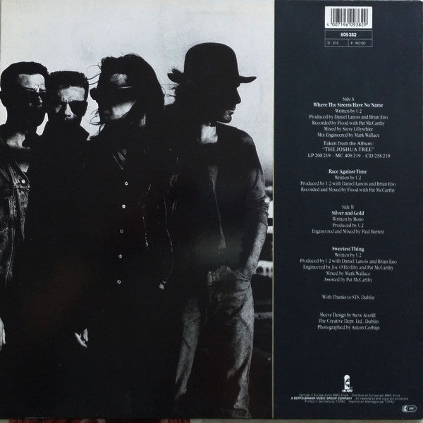 U2 : Where The Streets Have No Name (12", Maxi)