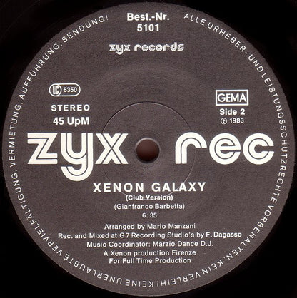 Xenon (3) : Galaxi (12", Maxi)