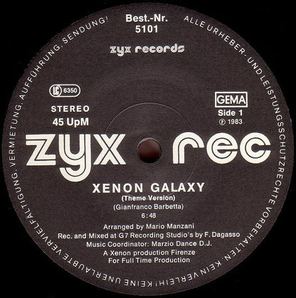 Xenon (3) : Galaxi (12", Maxi)