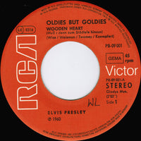 Elvis Presley : Wooden Heart / Kiss Me Quick (7", Single, Ora)
