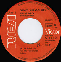 Elvis Presley : Wooden Heart / Kiss Me Quick (7", Single, Ora)