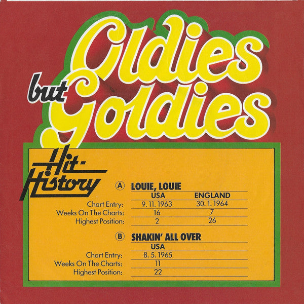 The Kingsmen / The Guess Who : Louie Louie / Shakin' All Over (7", Single)