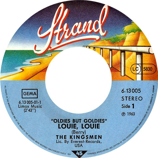 The Kingsmen / The Guess Who : Louie Louie / Shakin' All Over (7", Single)