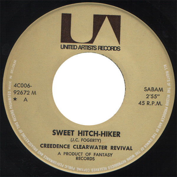 Creedence Clearwater Revival : Sweet Hitch-Hiker / Door To Door (7")