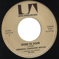 Creedence Clearwater Revival : Sweet Hitch-Hiker / Door To Door (7")