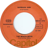 The Beach Boys : Sloop John B / Barbara Ann (7", Single, RE)