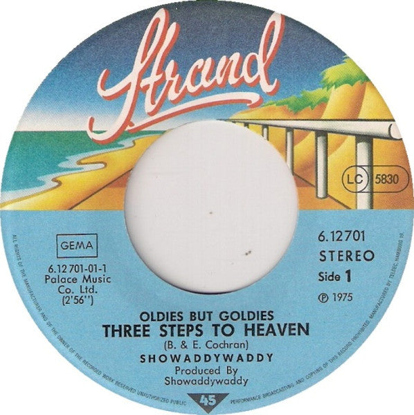 Showaddywaddy : Three Steps To Heaven / Heartbeat (7", Single)
