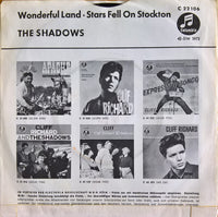 The Shadows : Wonderful Land / Stars Fell On Stockton (7", Single)