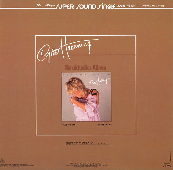 Gitte Haenning* : Lampenfieber (12", Maxi)