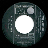Van Morrison : Ro Ro Rosey / Chick-A-Boom (7", Single)