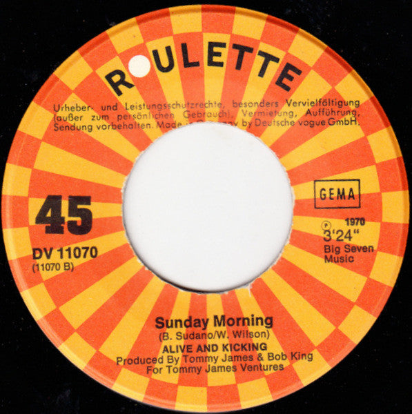 Alive And Kicking* : Tighter, Tighter (7", Single)
