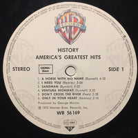 America (2) : History - America's Greatest Hits (LP, Comp, RE)