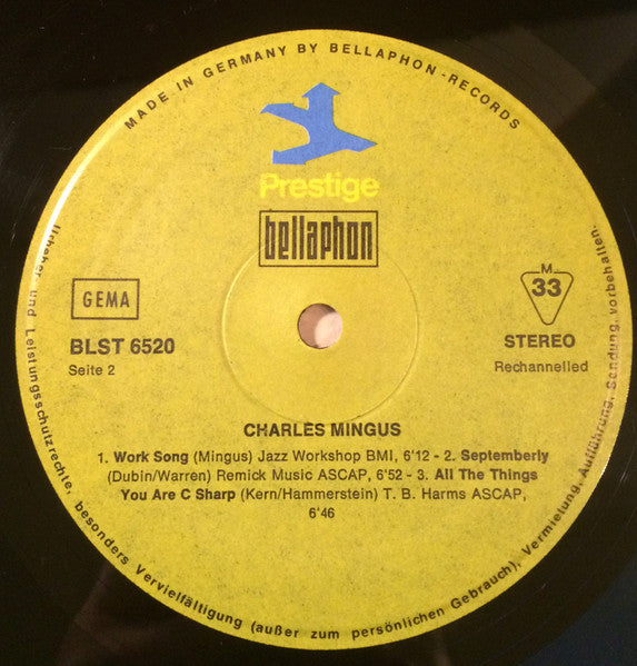 Charles Mingus : Mingus (2xLP, Comp, Rec)