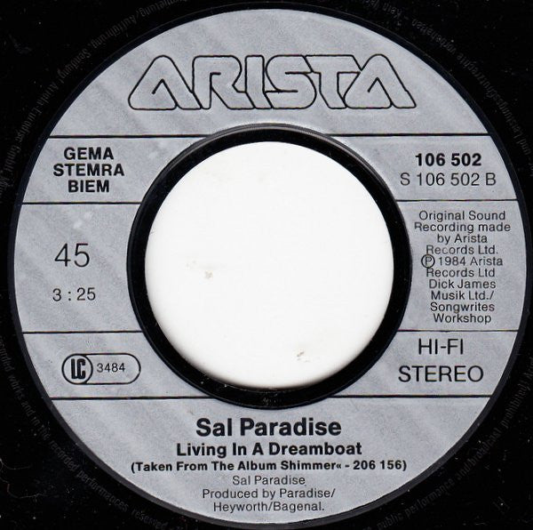 Sal Paradise (3) : The Beat Of My Heart (7", Single)