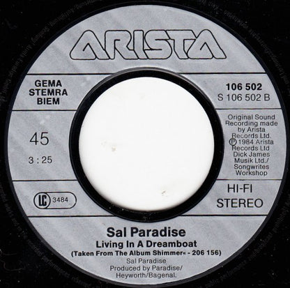 Sal Paradise (3) : The Beat Of My Heart (7", Single)