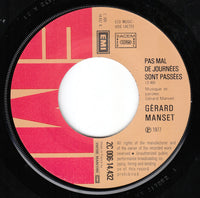 Gérard Manset : Pas Mal De Journées Sont Passées (7", Single)