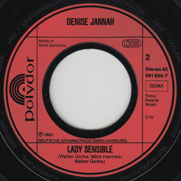Denise Jannah : Halloween (7", Single)