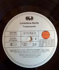 Loredana Bertè : Traslocando (LP, Album)