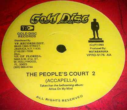 Mutabaruka : People's Court (12", Single)