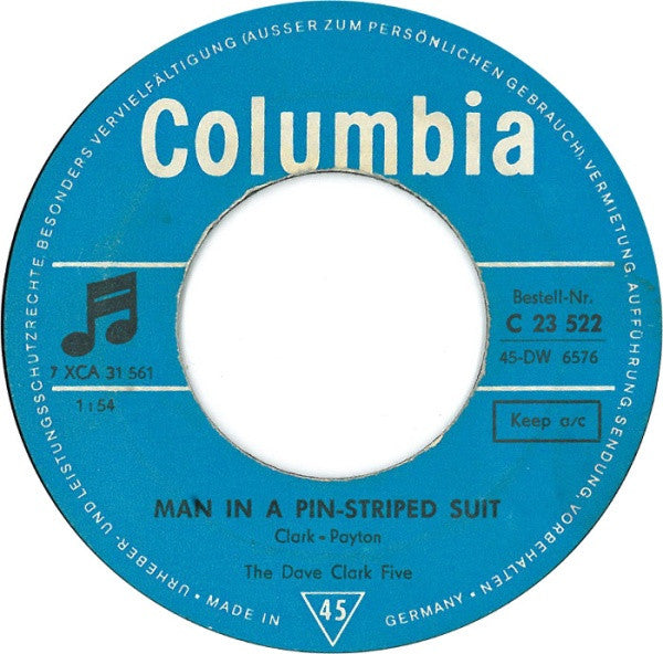The Dave Clark Five : Tabatha Twitchit (7", Single)