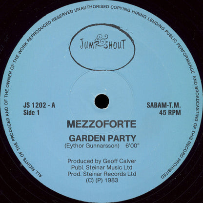 Mezzoforte : Garden Party (12", Maxi)