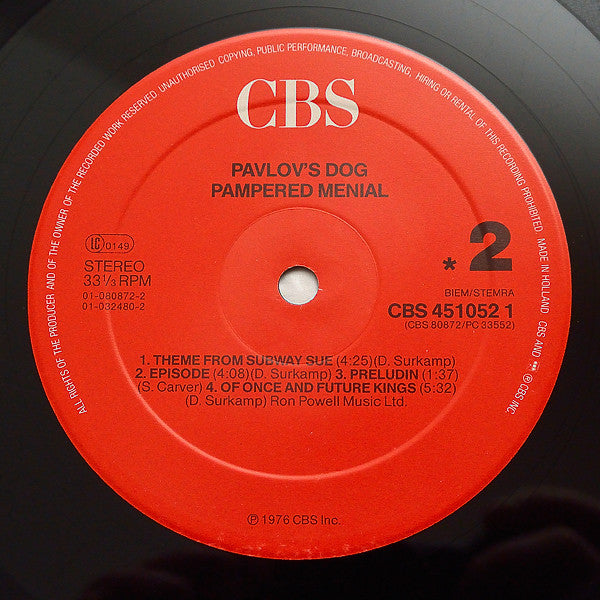 Pavlov's Dog : Pampered Menial + At The Sound Of The Bell (2xLP, Comp, Gat)