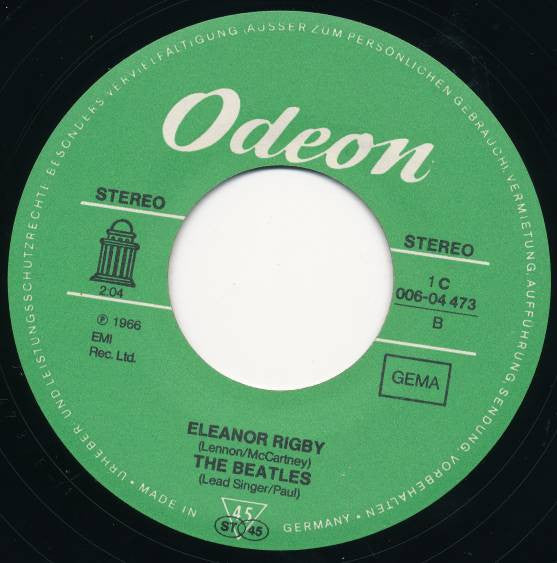 The Beatles : Yellow Submarine / Eleanor Rigby (7", Single, RE)