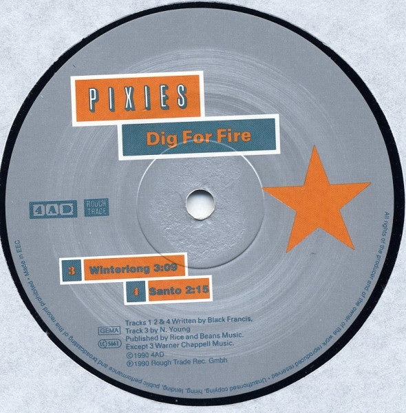 Pixies : Dig For Fire (12", Single)