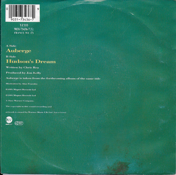 Chris Rea : Auberge (7", Single, Sol)