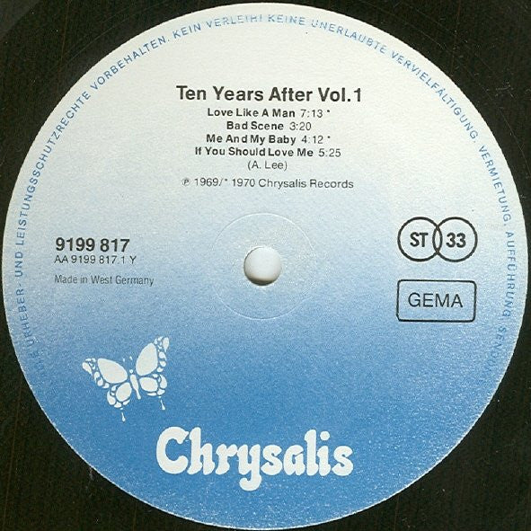 Ten Years After : Ten Years After / Volume One (LP, Comp)