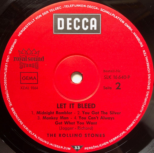 The Rolling Stones : Let It Bleed (Aktuelle Express-Ausgabe) (LP, Album)